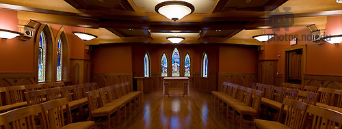 Geddes Chapel Pano.jpg by Matt Cashore/Photo by Matt Cashore &copy;University of Notre Dame Chapel in Geddes Hall..Photo by Matt Cashore/University of Notre Dame