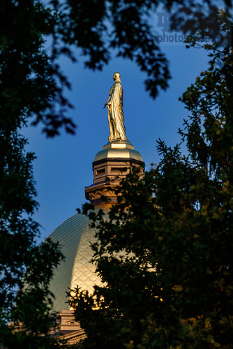 MC 8.1.25 Dome Scenic.JPG by Matt Cashore/University of Notre Dame August 1, 2025; Dome in summer (Photo by Matt Cashore/University of Notre Dame)