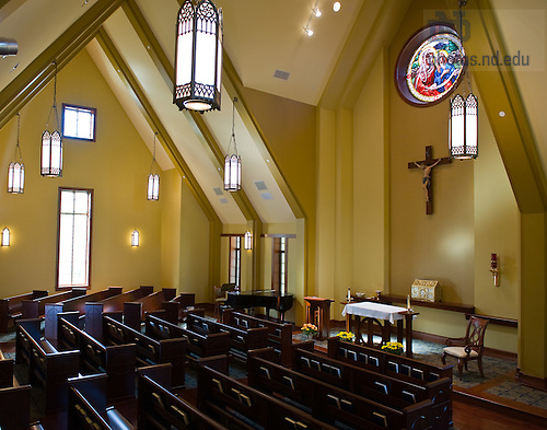 Ryan Hall Chapel 3.jpg by Matt Cashore/Photo by Matt Cashore &copy;Universit Ryan Hall Chapel..Photo by Matt Cashore/University of Notre Dame
